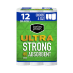 Berkley Jensen Choose-A-Size Ultra Paper Towels – 12 Rolls (140 Sheets per Roll)