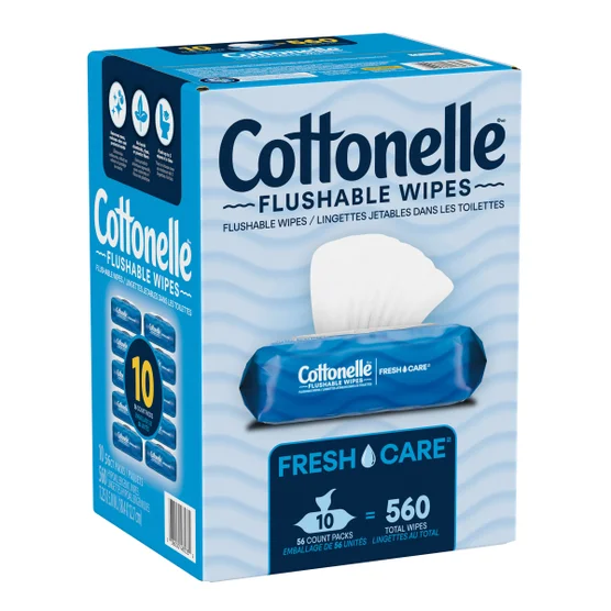 Cottonelle® Fresh Feel Flushable Wet Wipes – 42 Wipes per Pack - Image 2