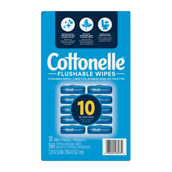 Cottonelle® Fresh Feel Flushable Wet Wipes – 42 Wipes per Pack - Image 3