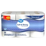 Great Value Soft & Strong Premium Toilet Paper – 2-Ply, 235 Sheets, 12 Mega Rolls